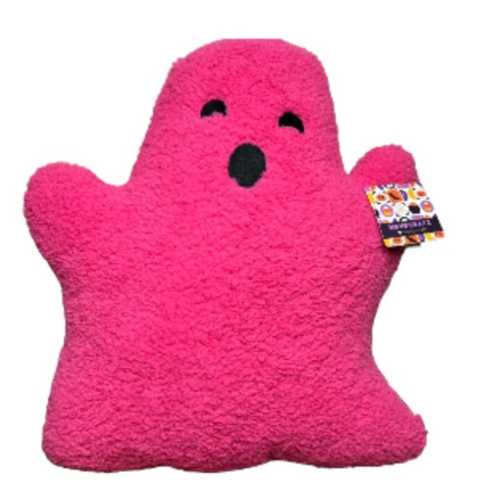 Halloween JumboThrow Pillow Ghost by Novogratz Pink Ghost Sherpa Large Pillow